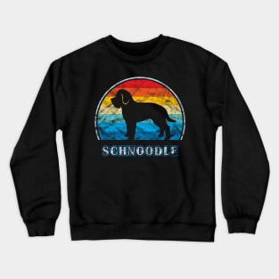 Schnoodle Vintage Design Dog Crewneck Sweatshirt